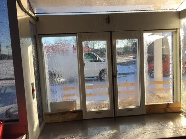 a business closed for water damage