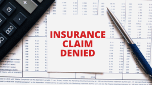 property damage insurance claim denied