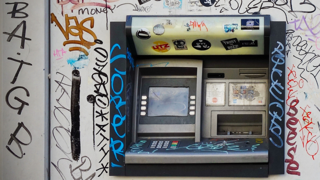 vandalized atm in rhode island