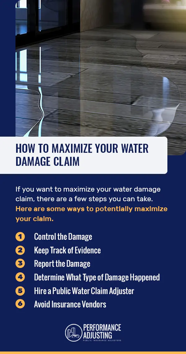How to Maximize Your Water Damage Claim