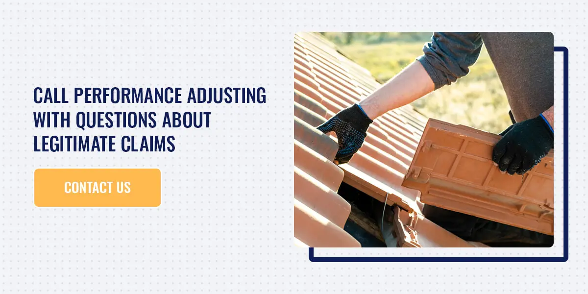 Call Performance Adjusting With Questions About Legitimate Claims